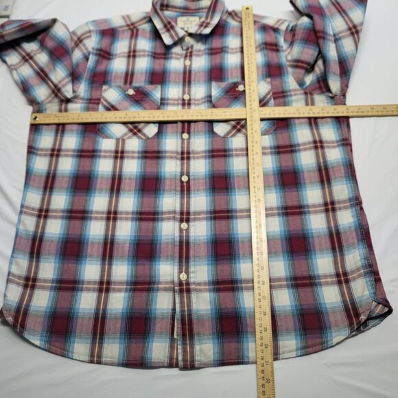 American Eagle Mens Shirt Button Up XXL Long Sleeve Plaid Seriously Soft - Picture 12 of 14